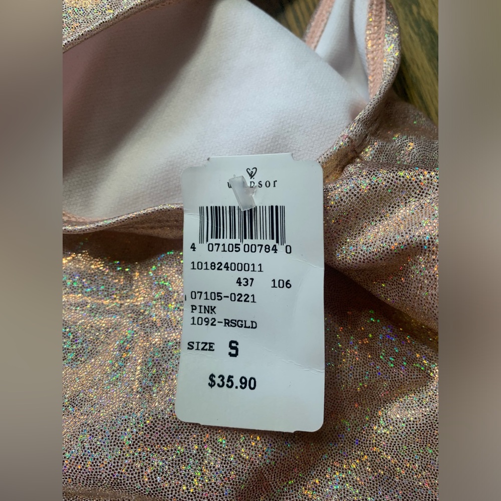 Dippin' Daisy's Metallic Rose One Piece Swimsuit - Picture 2 of 5